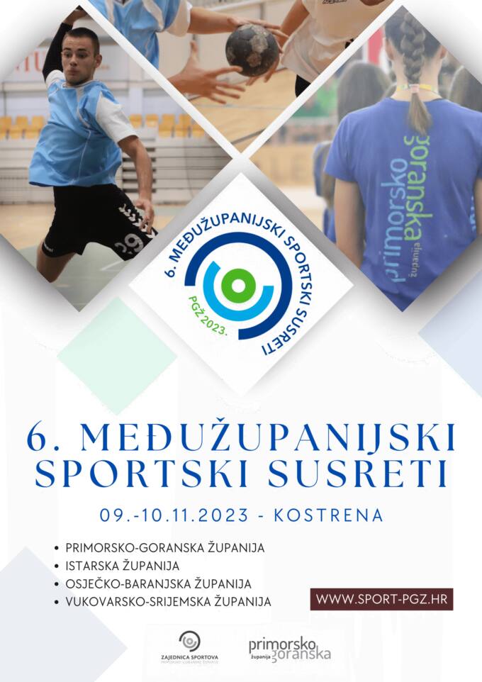 Plakat - Međužupanijski sportski susreti